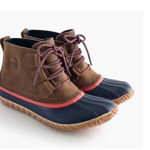 Sorel women's Out 'N About for J. Crew, waterproof rain/snow boots, size 10